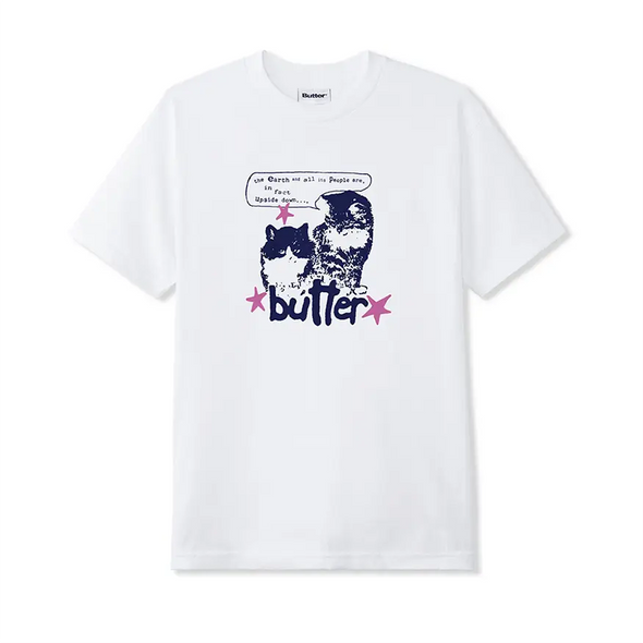 Butter Goods Upside Down Tee Shirt - White