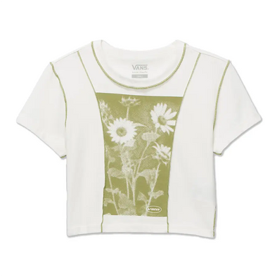 Vans Women's x Lizzie Armanto SS Crop Shirt - Marshmallow