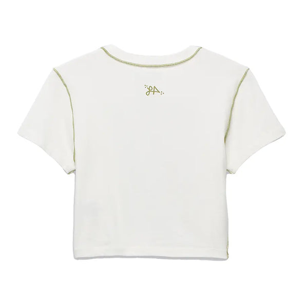 Vans Women's x Lizzie Armanto SS Crop Shirt - Marshmallow