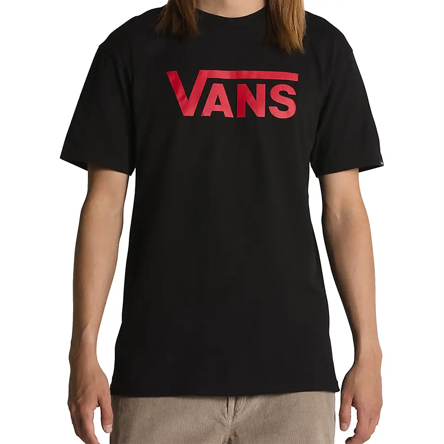 Camisa con logo clásico de Vans - Negro