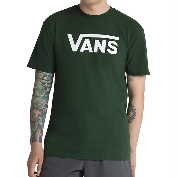 Camisa con logo clásico de Vans - Verde
