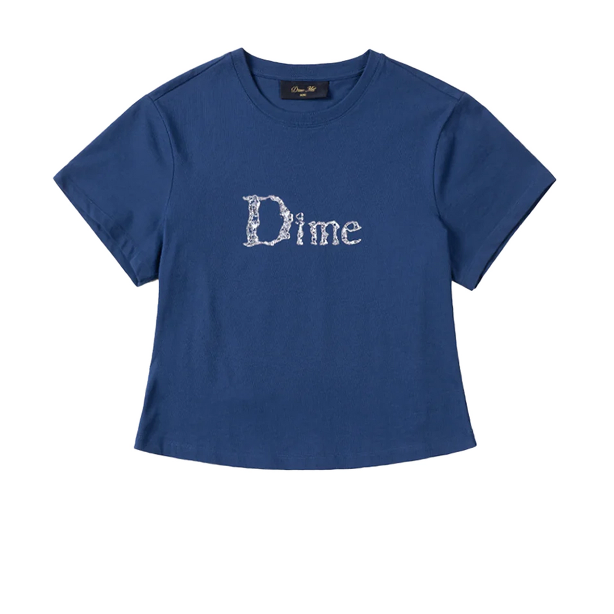 Dime MTL Classic Liquid Women's Tee Shirt - Midnight Blue | No