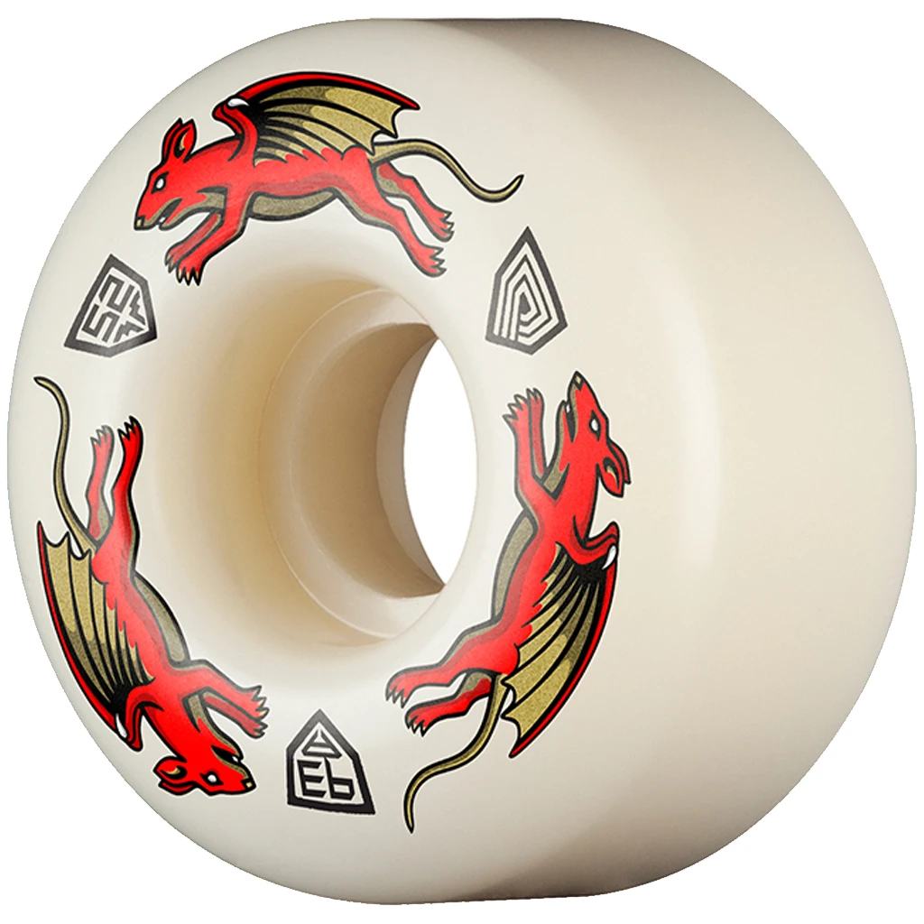 Powell Peralta Dragon Formula Red 93A Nano Rat Skateboard Wheels