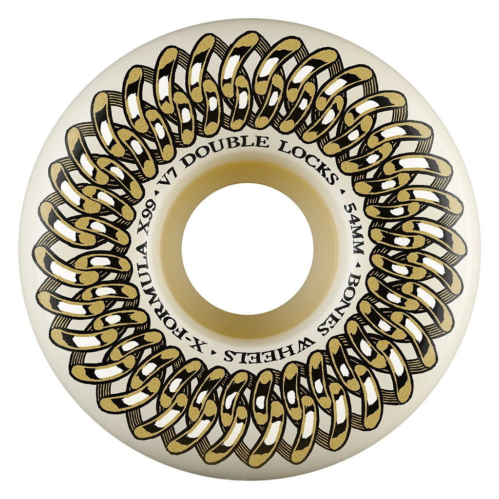 Bones Wheels X-Formula Skateboard Wheels V7 Double Lock 99A