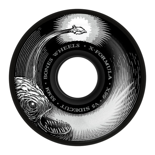 Bones Wheels Dark Waters X-Formula Skateboard Wheels V5 Sidecut 99A