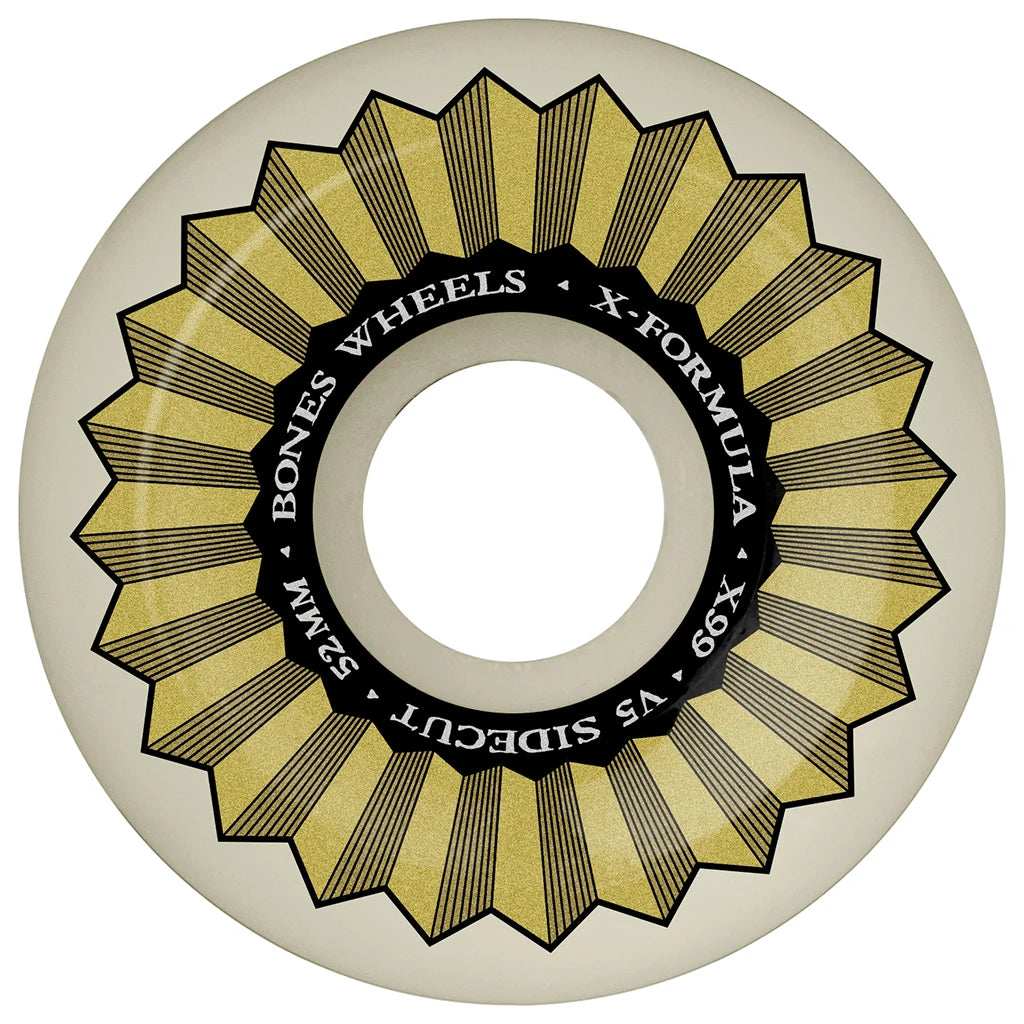Bones X Formula 56 mm 99A Roues De Skateboard | Golden Coast Bones X Formula 56 mm 99A Roues De Skateboard | Golden Coast