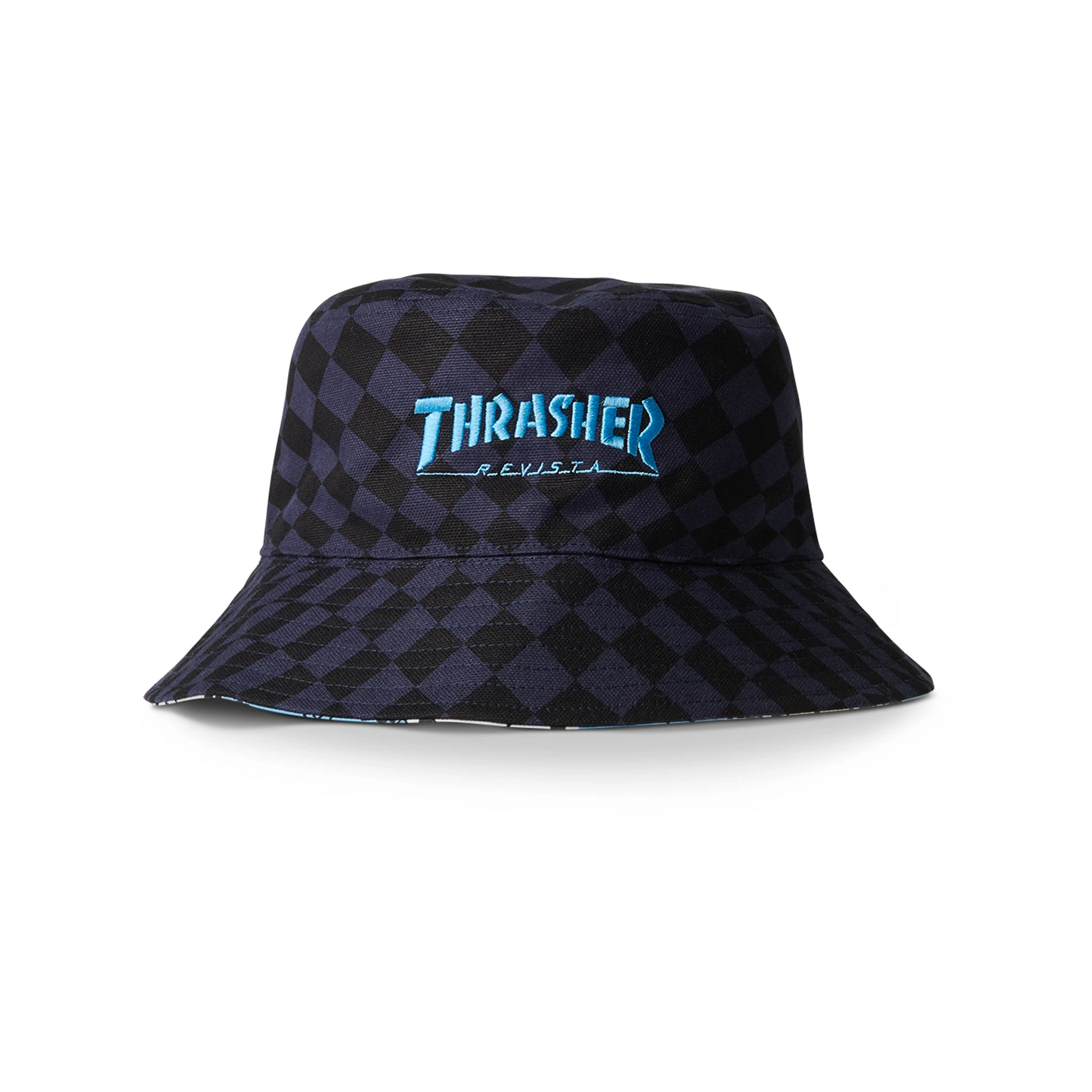 adidas Skateboarding x Thrasher Magazine x AFA Bucket Hat - Navy