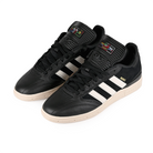 A pair of Core black cloud white Adidas Skateboarding Dennis Busenitz pro model men's skateboard sneakers on a white background