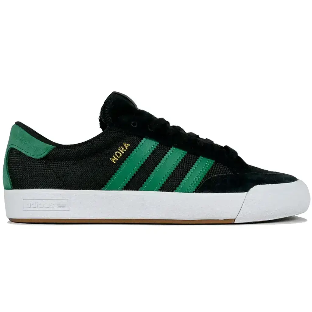 Adidas Nora Black Court Green White Shoe 10 Suede