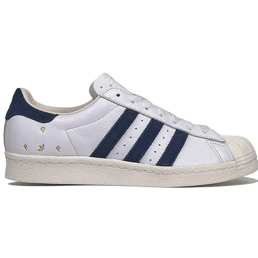 Adidas superstar 80s white navy Clearance