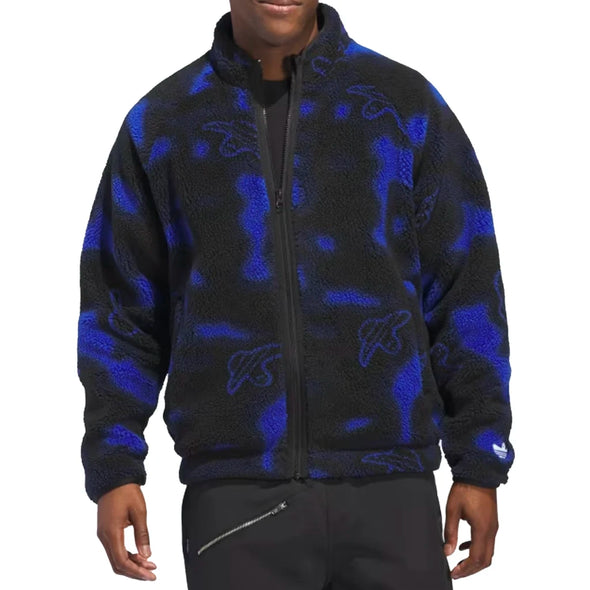 Adidas Skateboarding Shmoofoil Fleece Jacket - Blue