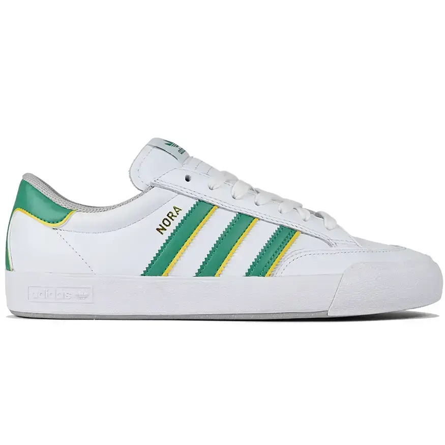 Adidas Nora Cloud White Court Green Yellow 10.5