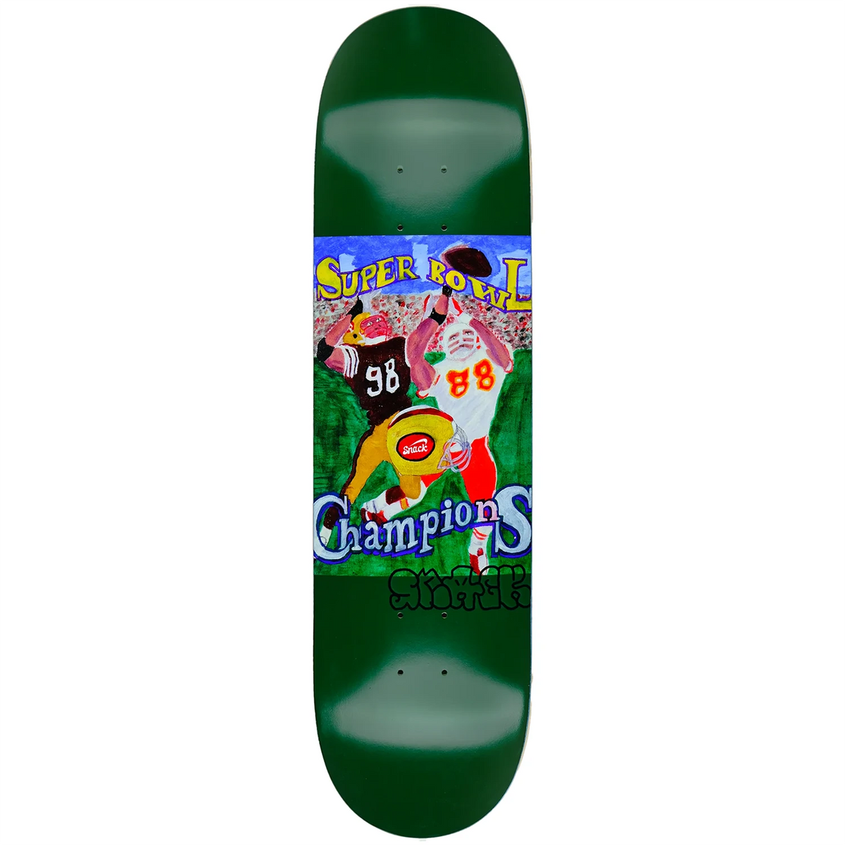 Snack Skateboards Adrian Super Bowl Deck 8.25 – No Comply Skateshop