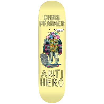 Anti Hero Skateboards Pfanner Hug The Pavement Deck 8.06