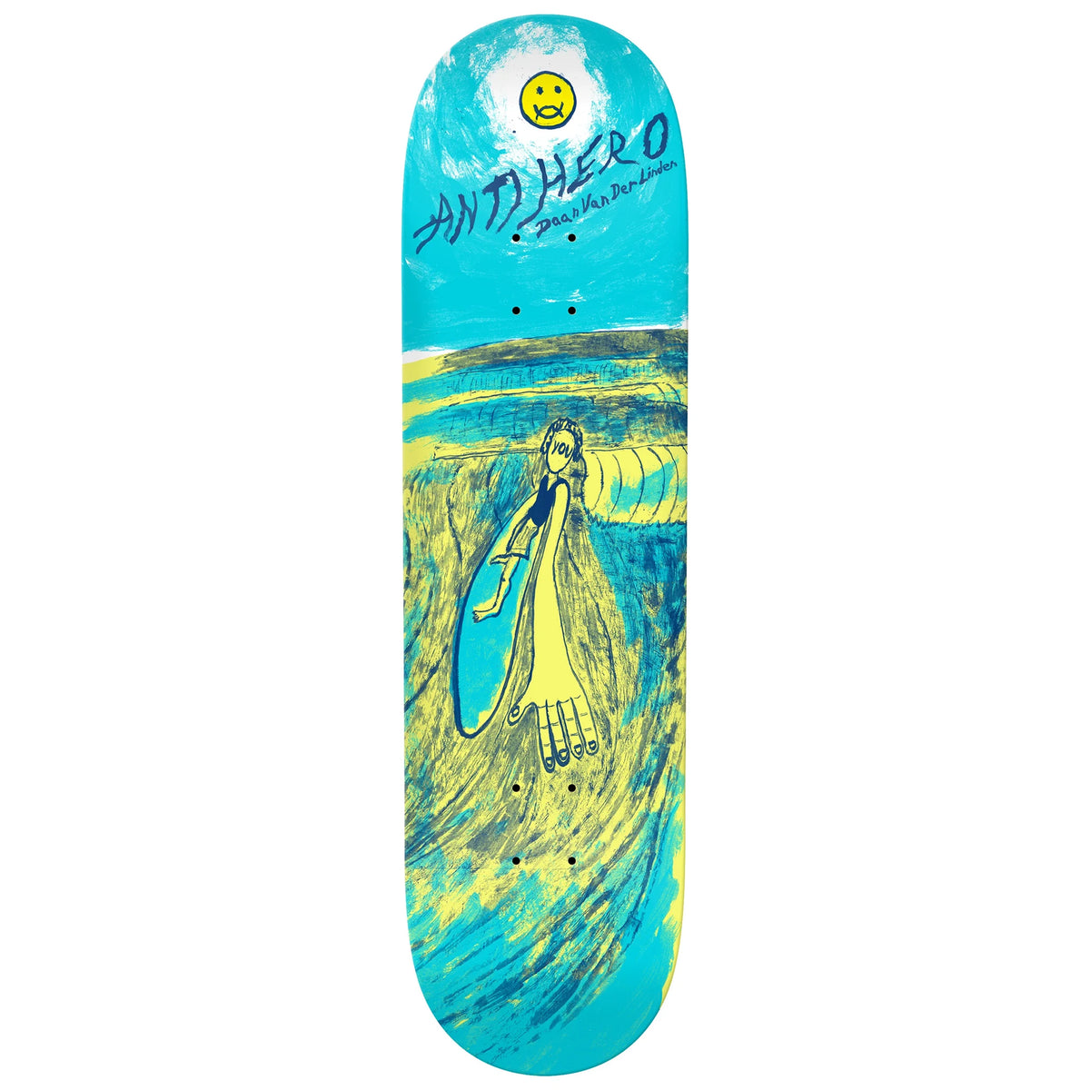 Anti Hero Skateboards Daan Expressions Deck 8.5 | No-Comply Skateshop