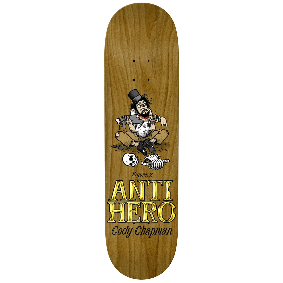 Anti Hero Skateboards Chapman Eat The Rich Deck 8.32 | No-Comply Anti Hero Skateboards Chapman Eat The Rich Deck 8.32 | No-Comply