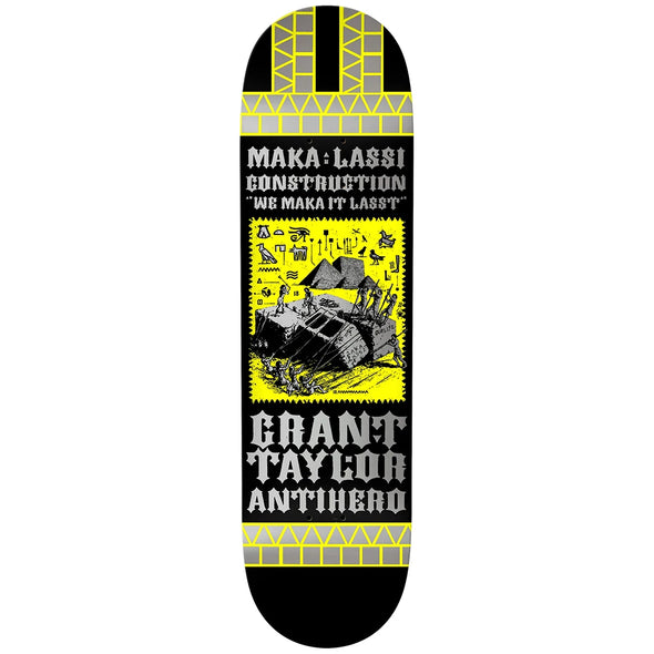 Anti Hero Skateboards Grant Makalassi Construction Deck 8.75