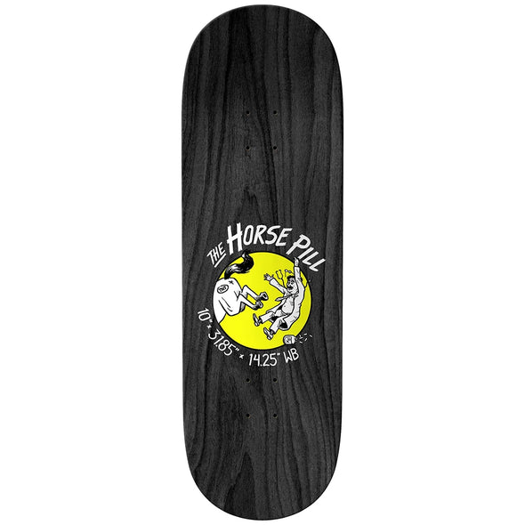 Anti Hero Skateboards Shaped Eagle Horse Pill Deck 10.0