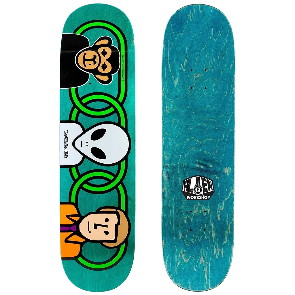 Alien Workshop Skateboards Missing Link Deck 8.25