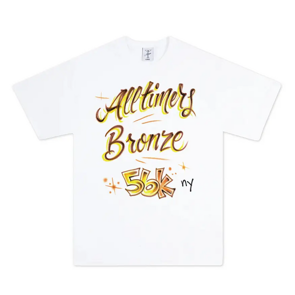 Alltimers Skateboards x Bronze 56K VIP Lounge Tee Shirt - White