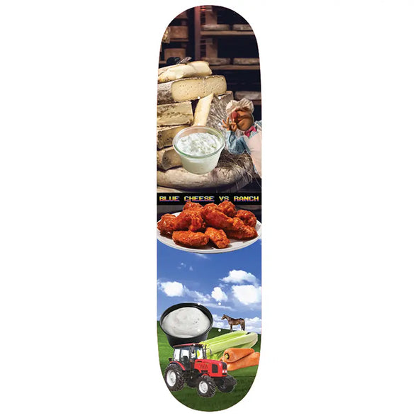 Alltimers Skateboards Blue Cheese Vs Ranch Deck 8.5