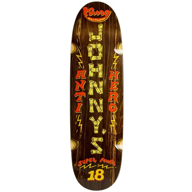 Anti Hero Skateboards Cardiel Superpowered WW Deck 9.18