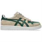 Asics Japan Pro Skateboarding Shoe in crepe and evergreen colors, featuring a retro design updated for skateboarding.
