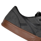 Close up of Graphite grey ASICS Skateboarding x Late Nite Stars GEL-Flexkee Pro 2.0 skateboard sneaker with black 'Onitsuka' branding on a white background