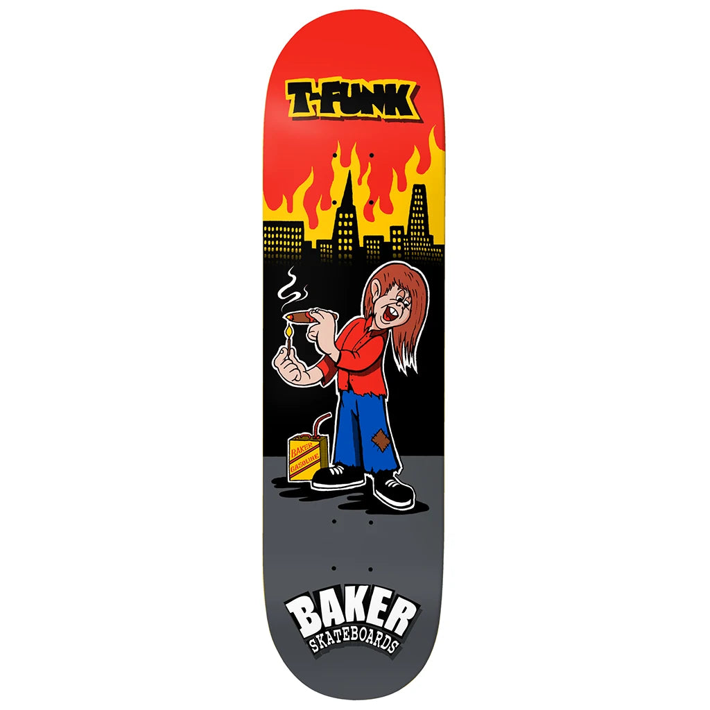 Baker Skateboards T-Funk Lampwick skateboard Deck 8.25