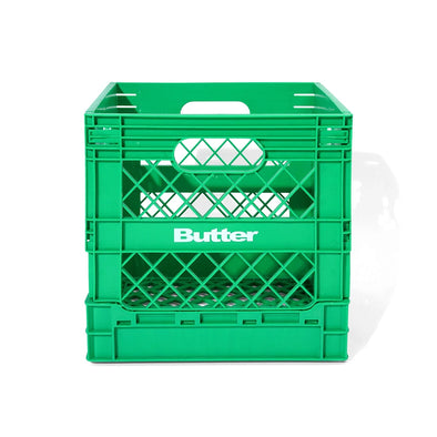 Butter Goods Collapsable Record Crate - Green