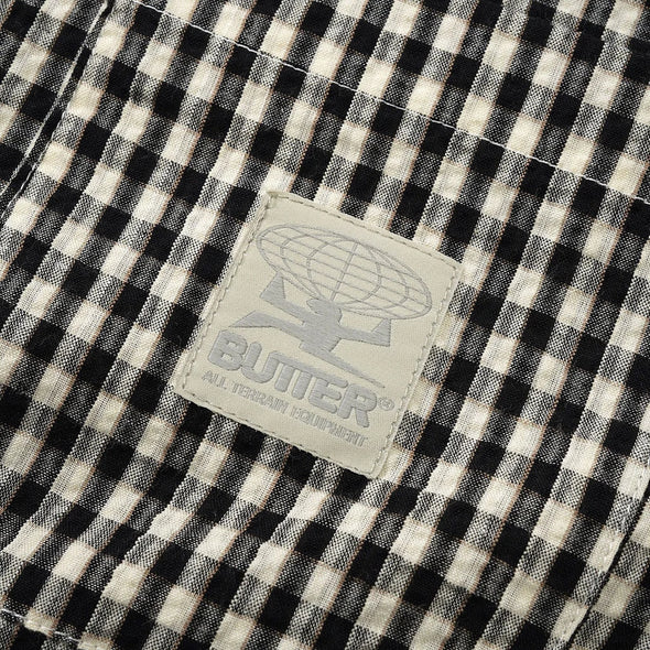 Butter Goods Equipment Short Sleeve Woven Shirt - Black