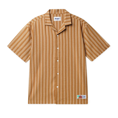 Butter Goods Vacation Short Sleeve Woven Shirt - Brown