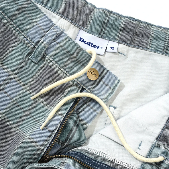 Butter Goods Work Shorts - Plaid