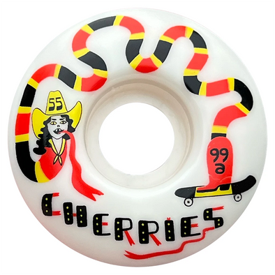 Cherries Wheels Boot Skoots 55mm 99a Skateboard Wheels