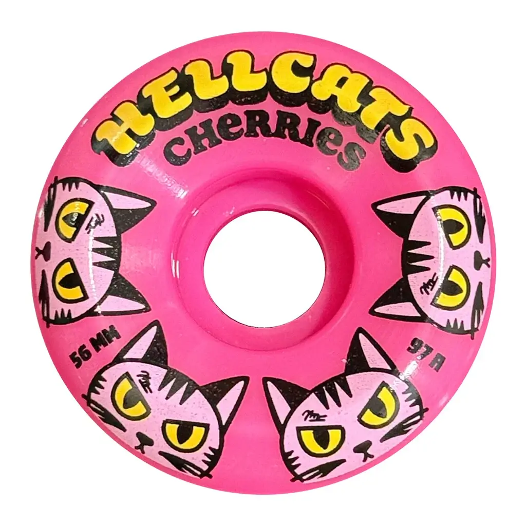 Cherries Wheels Hellcats 97a Skateboard Wheels – No Comply Skateshop