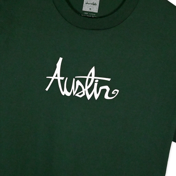 Chocolate Skateboards FTS Austin Tee Shirt - Green