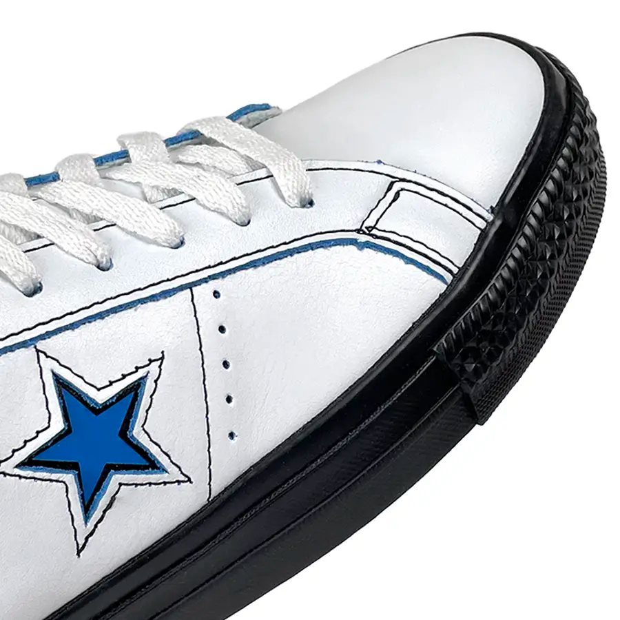 Leather converse one star hot sale