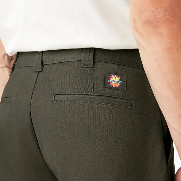 Dickies x Spitfire Double Knee Pants - Olive Green