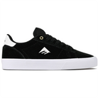 Emerica Skateboarding Moca Black and white sneaker with a brand logo on a white background