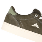 Close up of Clove Emerica Skateboarding Moca men's skateboard sneaker on white background