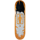 Girl Skateboards Siaz Feathers Cory Kennedy pro model skateboard deck with black and white design on a white background