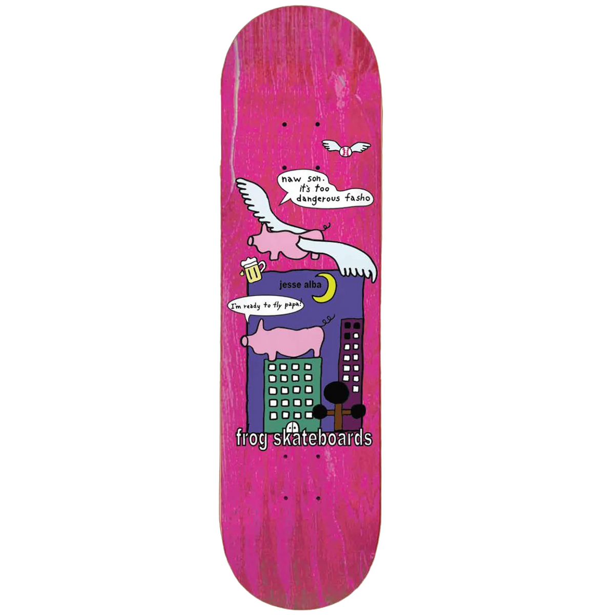 Frog Skateboards Papa Knows Best Jesse Alba Deck 8.6 | No-Comply