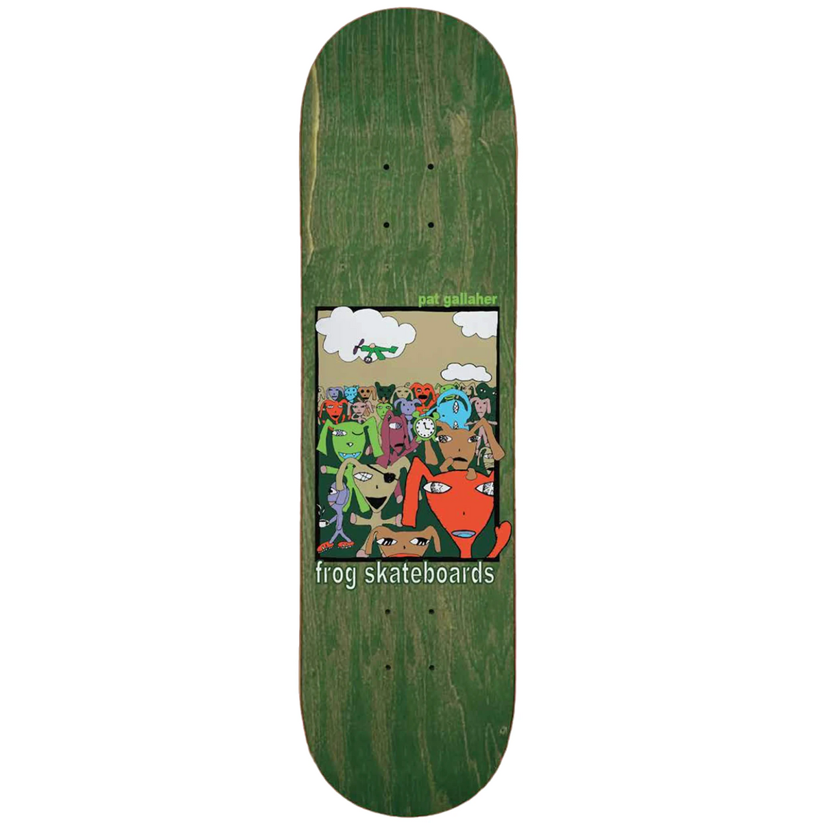 Frog Skateboards Party Monster Pat G Deck 8.25 | No-Comply Skateshop