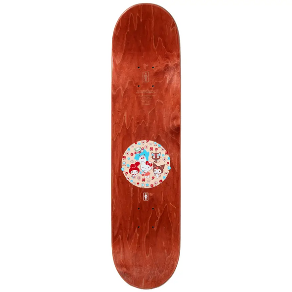 Girl Skateboards x Hello Kitty Geering Sanrio Friends Deck 8.5
