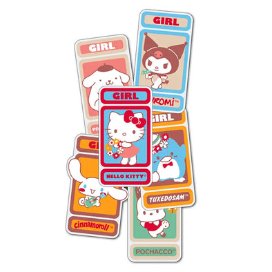 Girl Skateboards x Hello Kitty & Friends Team Kitty Stickers - 6 Pack