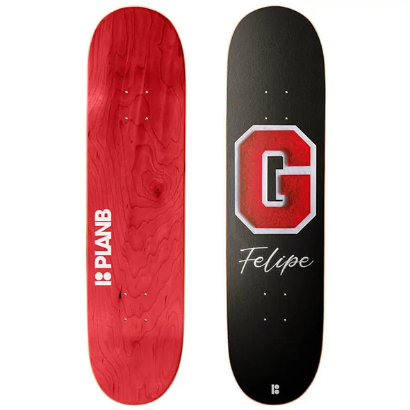 Plan B Skateboards Red Gustavo Deck 8.0