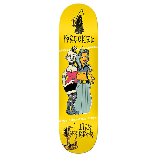 Krooked Skateboards Una Punx Deck 8.38