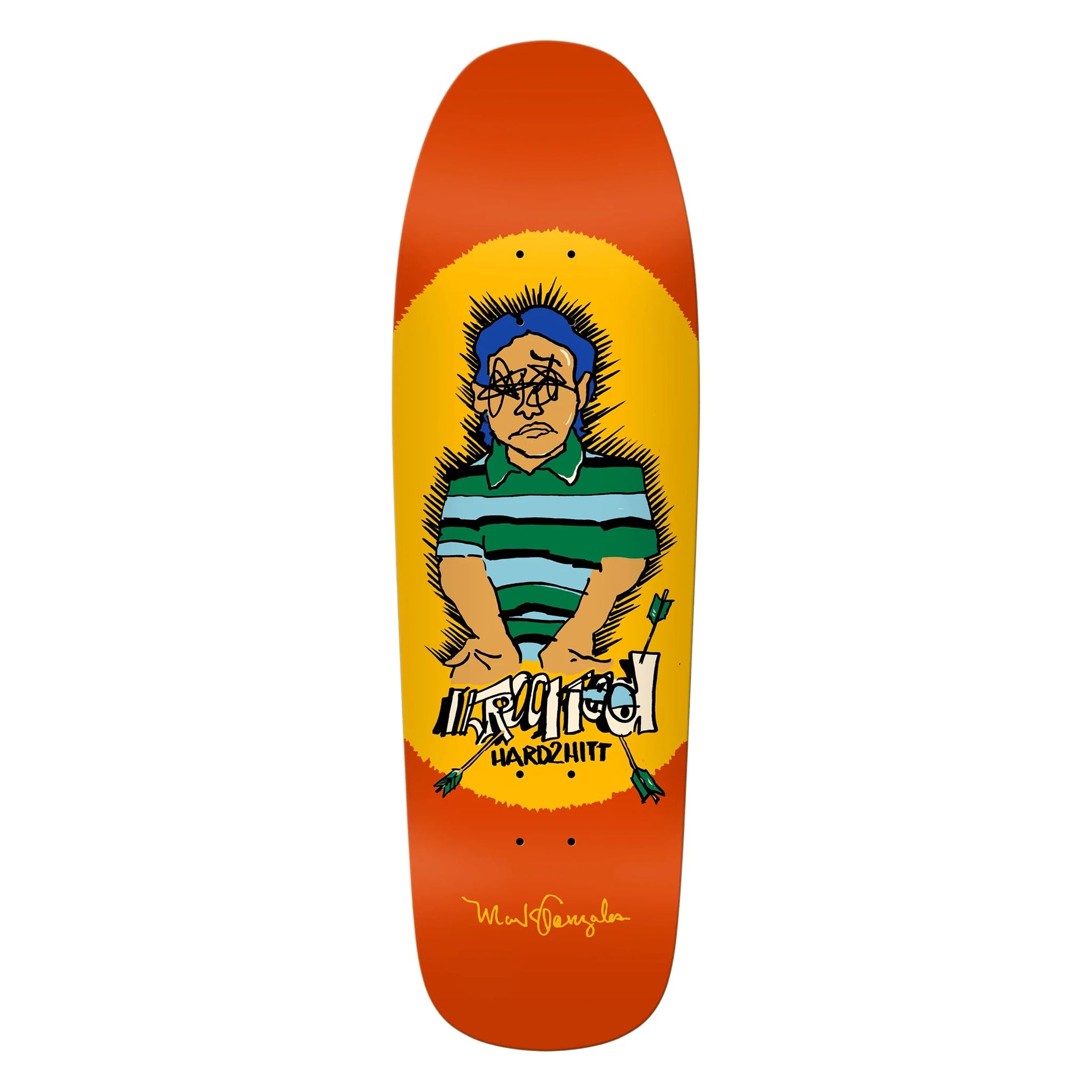 Krooked Skateboards Gonz Hard2Hitt Deck 9.81 | No-Comply ATX – No