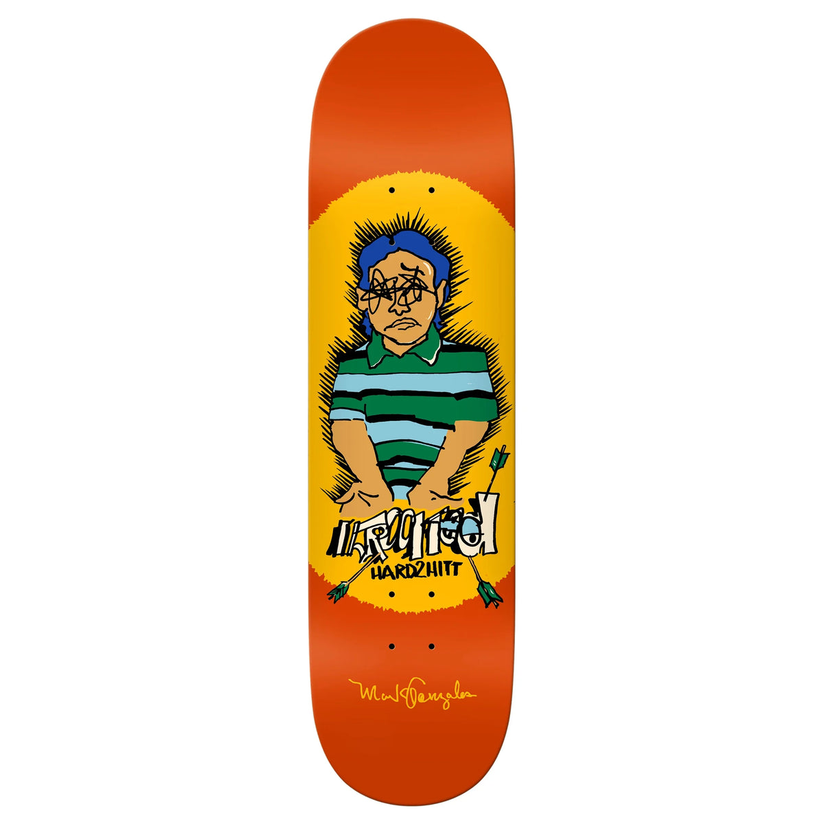 HEAVY SKATEBOARD コンプリート Krooked Skateboards Gonz Hard2Hitt Deck 8.5 | No-Comply ATX – No