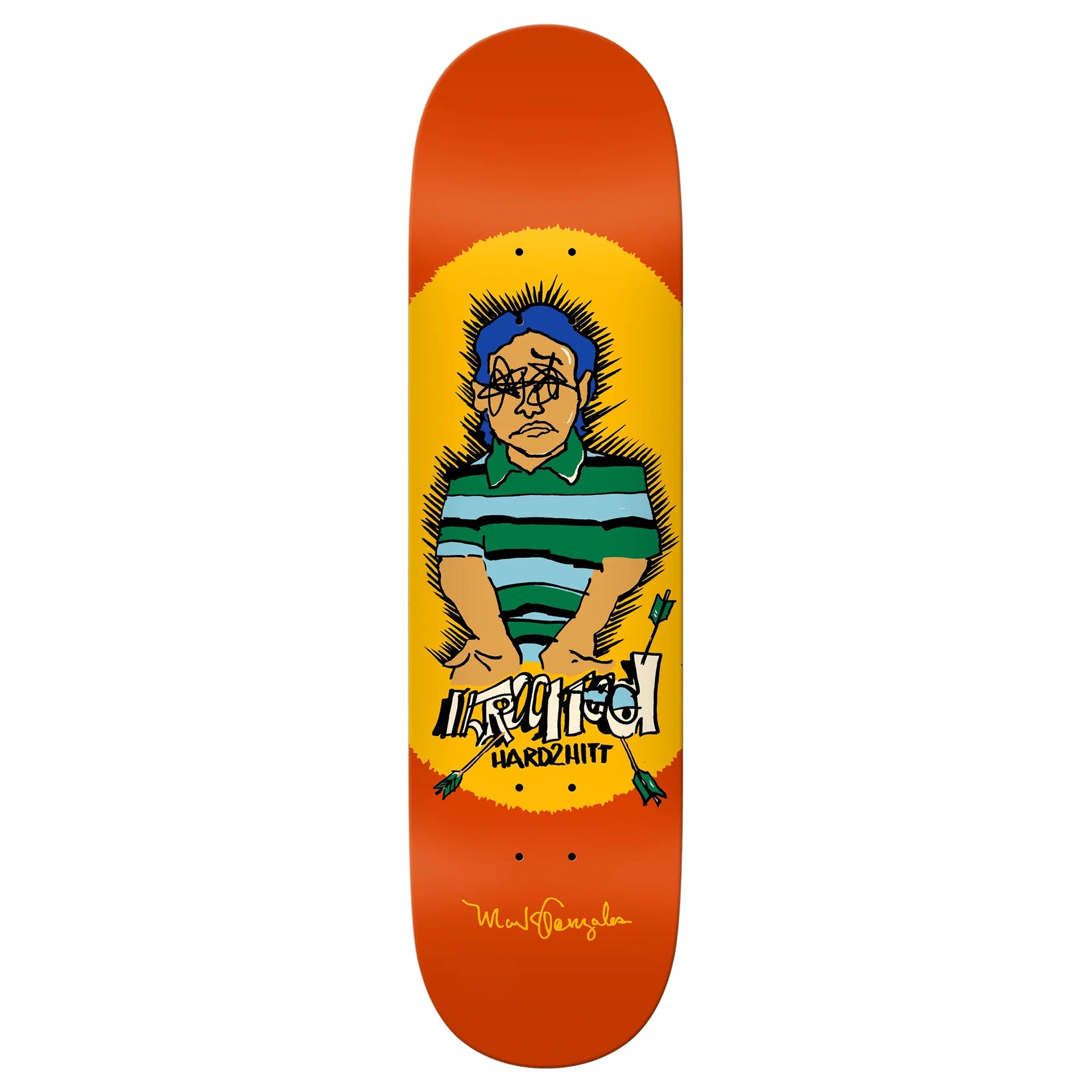 Krooked Skateboards Gonz Hard2Hitt Deck 8.5 | No-Comply ATX – No